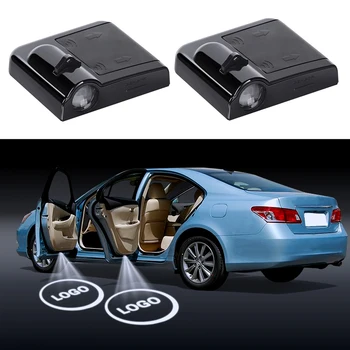 

LED Car Door Welcome Logo Projector Lights Ghost Shadow For Honda Civic Dio Fit Accord Crosstour City Del Sol CR-V CRV CR-Z CRX