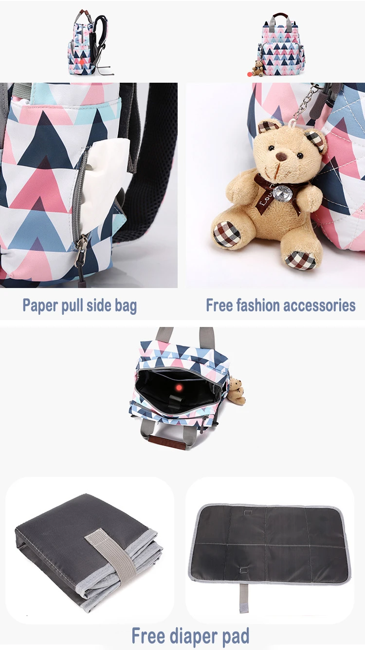 Сумка для детских подгузников, сумка для мам, сумки для подгузников для мам, модный рюкзак для мам, сумка для пеленок, сумка для кормления, органайзер для коляски, Набор сумок