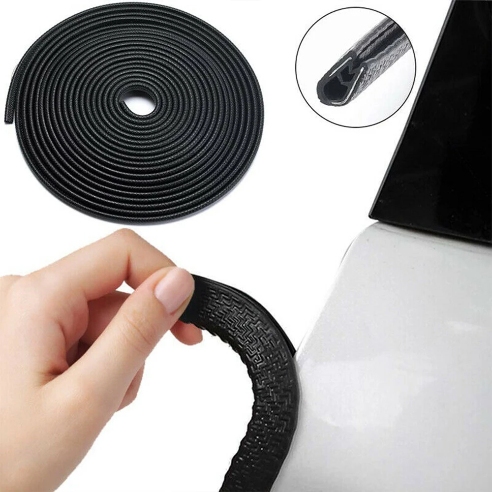

Black Car Door Sealing Strip Auto Anti-crash Strip Car-styling Coche Accessories Decoration Sticker Universal for Audi Opel