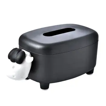 

Cartoon Sheep Tissue Cover Box Napkin Holder Container Phone Stand Organizer