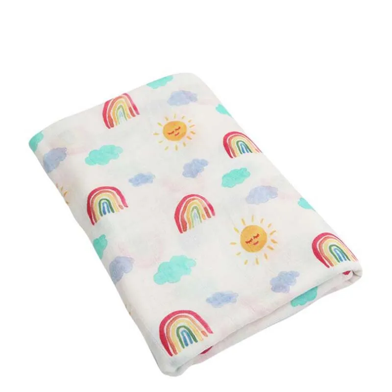 Baby Blanket Swaddle Blanket  Baby Bath Towel Gauze Infant Nursing Boy Girl Sleeping Blanket Square scarf BHB003
