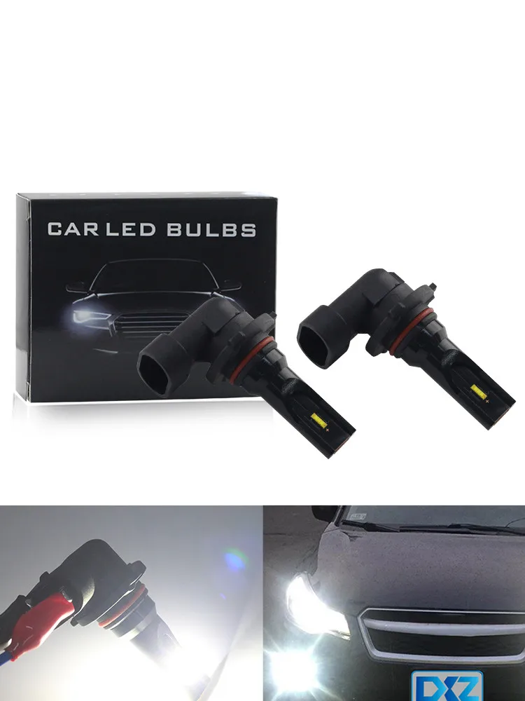 2 шт. автомобиль светодиодный фонарь H1/H3/H4/H7 H8 H11 9005 9006 гнездо 1860 6SMD светодиодный 60 Вт подсветка высокое Мощность противотуманная фара 1600LM 6500K 12V