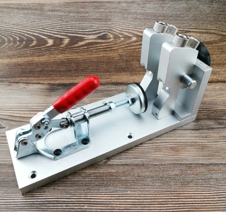 

Manual DIY Woodworking Puncher Hole Opener Fixed Positioning Tool Hole Clamp Locator