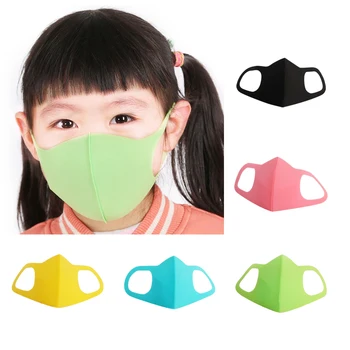 

3Pcs/Set Child Face mouth muffle Kids Anti Dustproof Smoke Pollution veil with Earloop Washable Respirator