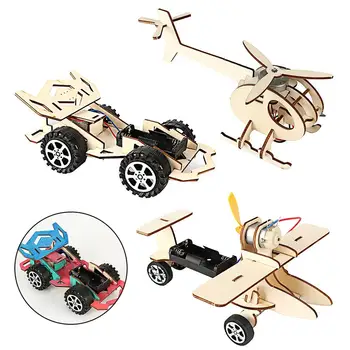 

Student DIY Electric Car Plane Shape Science Experiments Model Toy Materials Educational Toy Student DIY science experiments toy