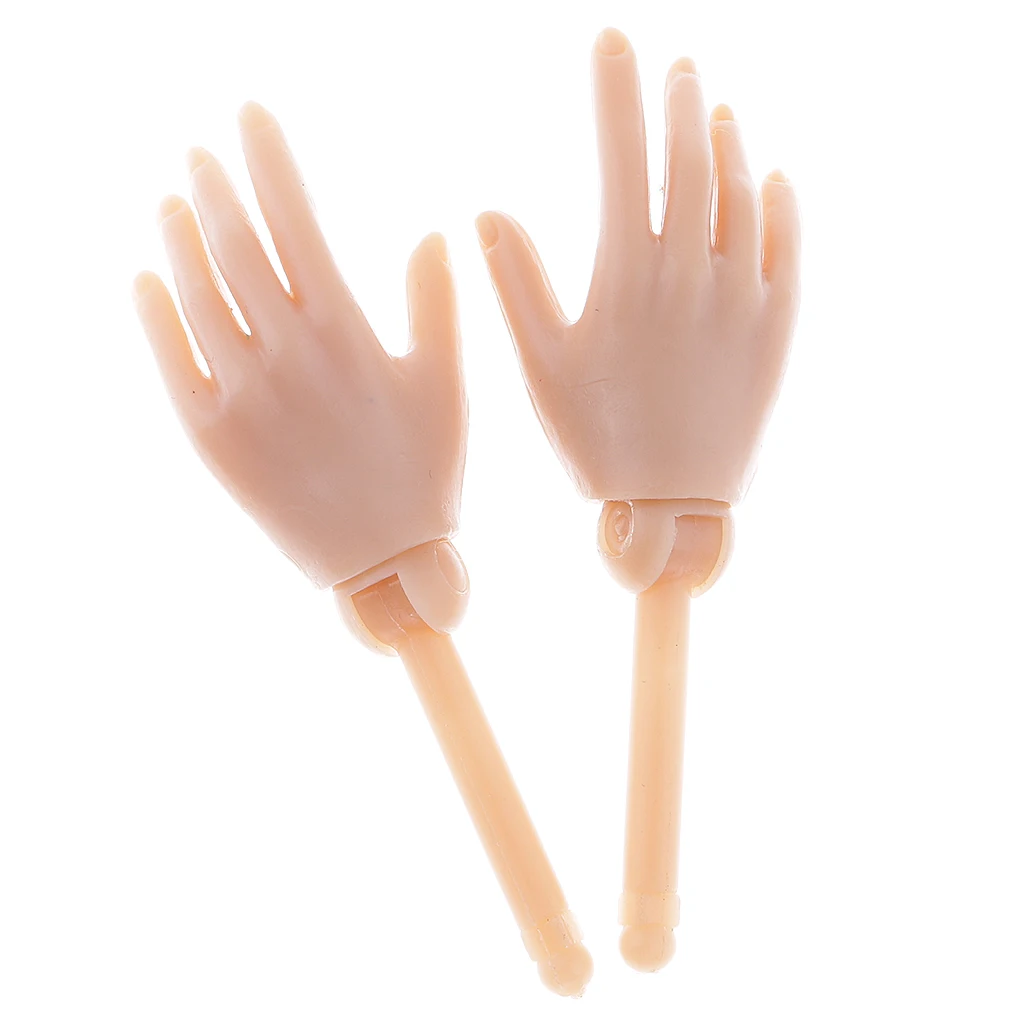 New 1:6 Scale Plastic Female Movable Hands Set for 12