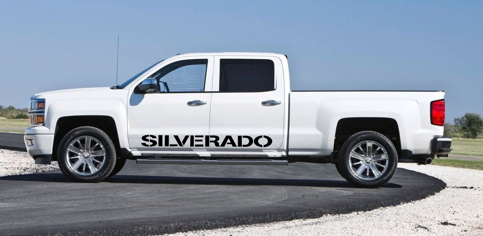 Для стайлинга автомобилей для 2 X CHEVROLET SILVERADO графика виниловые наклейки для тела Премиум качество