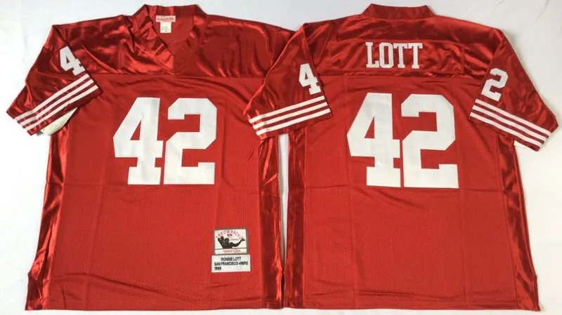 Цвет: желтый Stitiched,San Francisco# 49es,Steve Young,Joe Montana,Roger Craig,Ronnie Lott,Jerry Rice,Throwback for men Jersey - Цвет: Цвет: желтый