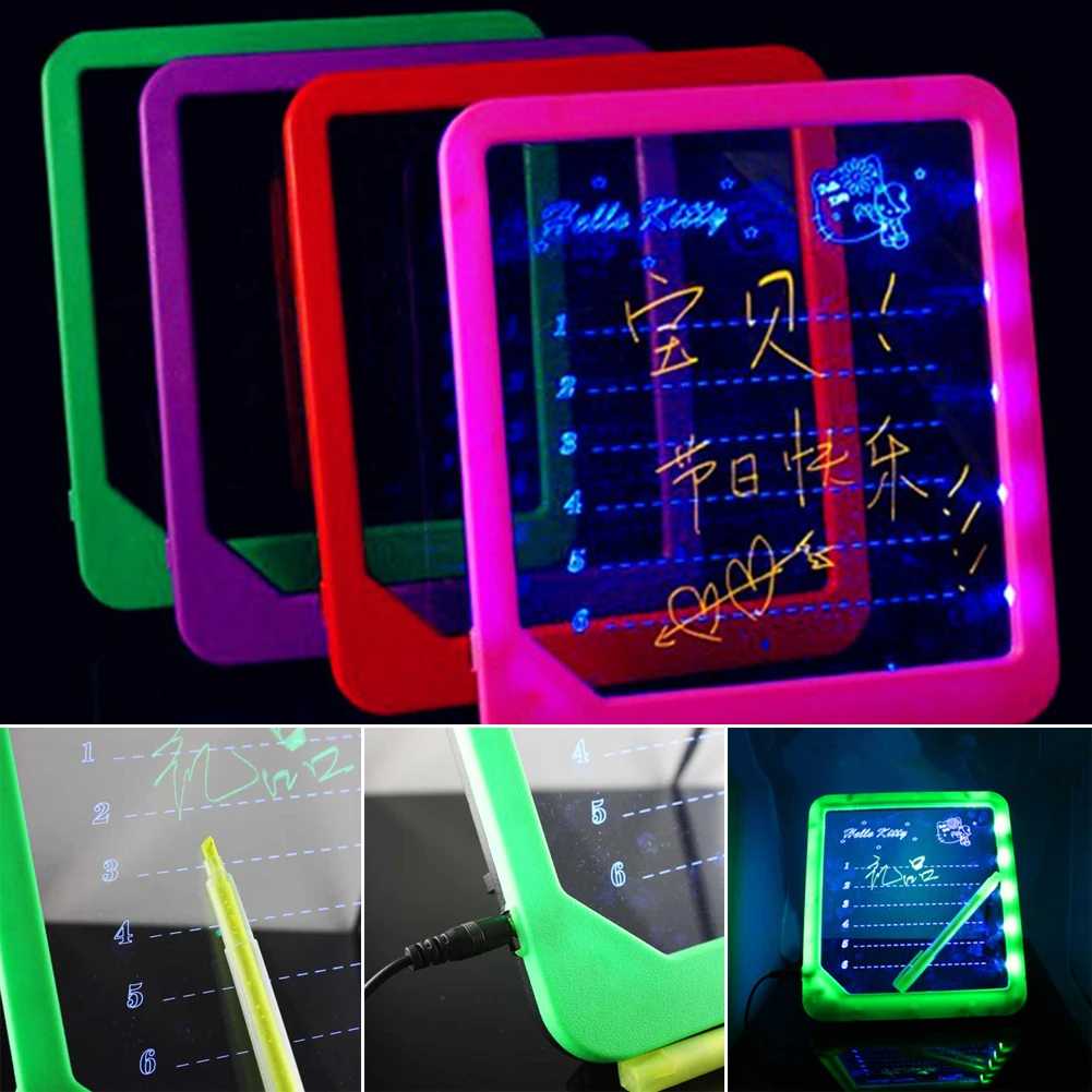 No DC board LED Message Board handwriting fluorescent plate