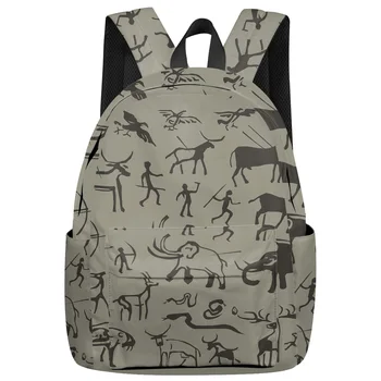 

Fashion Cartoon Backpack Elephant Character Animal College Students Laptop Backpack Book Bag