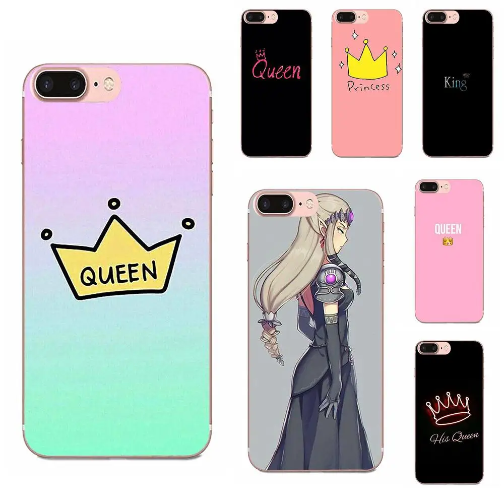ТПУ чехол для телефона Love queen And Princess принты Xiao mi 3 4 4C 4i 5 5s 5X6 6X8 SE Pro Lite A1 Max x 2 Note