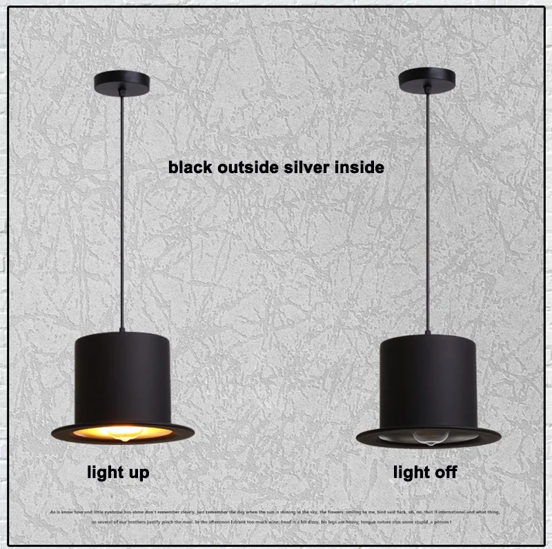 

Modern Pendant Light Ceiling Lamp originality Lamp Hat Shade With Smooth Painting E27 Holder