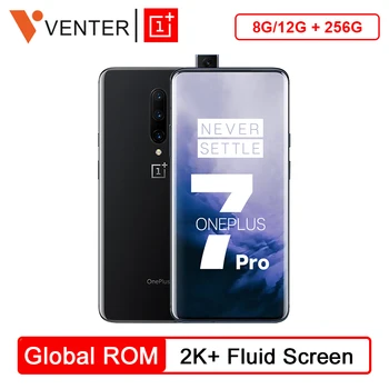 Перейти на Алиэкспресс и купить Оригинальный смартфон OnePlus 7 Pro, 8 ГБ, 256 ГБ, Snapdragon 855, 48 МП, тройная камера заднего вида, 6,67 дюйма, 2K + жидкий AMOLED экран