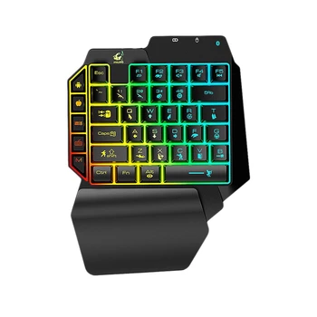 

G11 39 Keys Mini Wireless Single-Handed Keyboard Bluetooth 4.2 Phone PC Macro Gaming Keypad for Windows Android IOS