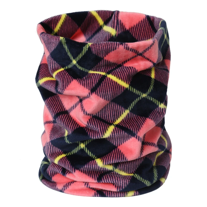 

Women Winter Scarf Set Fashion Print Fur Unisex Warm Snood Neck Scarves Unisex Beanie Hat Sports Cashmere Thermal Mask