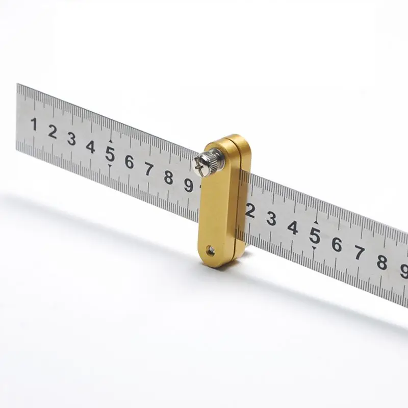 AIMOMETER Сталь Линейка локатор фиксированный блок позиционирования скребок универсальный деревообрабатывающий инструмент 63HF
