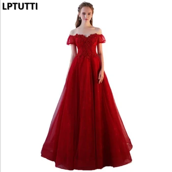 

LPTUTTI Beading Lace New For Women Elegant Date Ceremony Party Prom Gown Formal Gala Events Luxury Long Evening Dresses