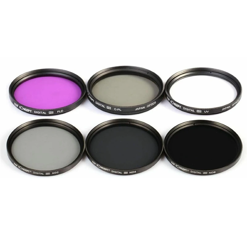 FFYY-K& F концепция Uv Cpl Fld Nd2+ 4+ 8 фильтр объектива Комплект для Nikon Canon sony Dslr