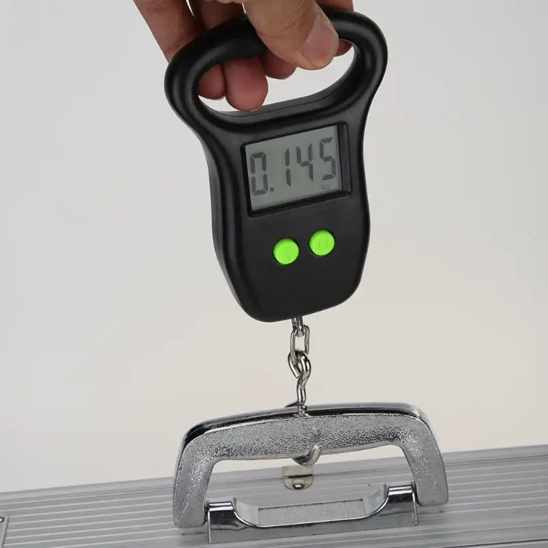 

50kg Digital Electric Luggage Scale LCD Display Suitcase Weight Balance Portable Mini Hanging Weighing Scale Electronic
