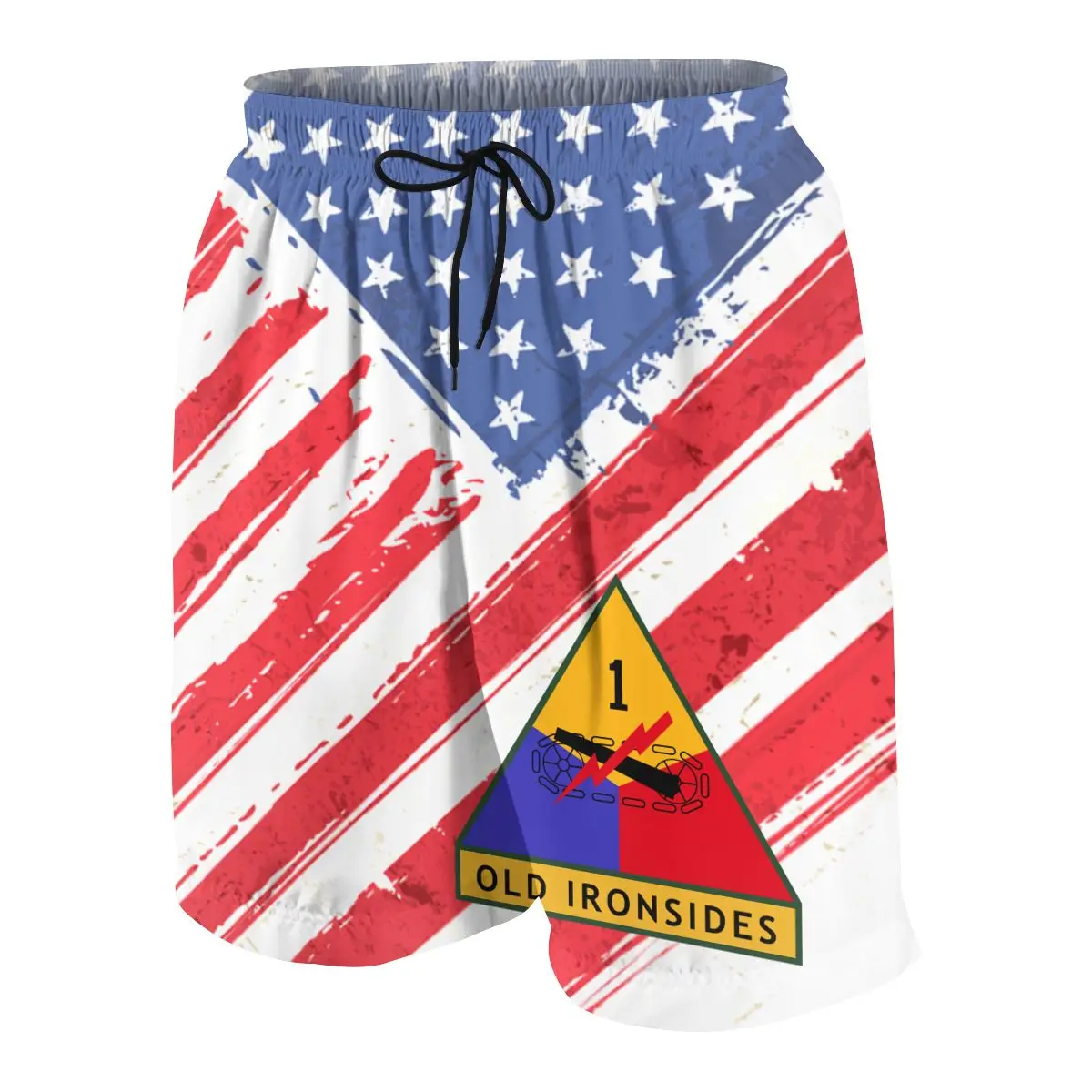 1st Armored Division Sports Shorts Teen Summer Skinny Casual Beach Short Pants Jogger Fitness Sweatpants