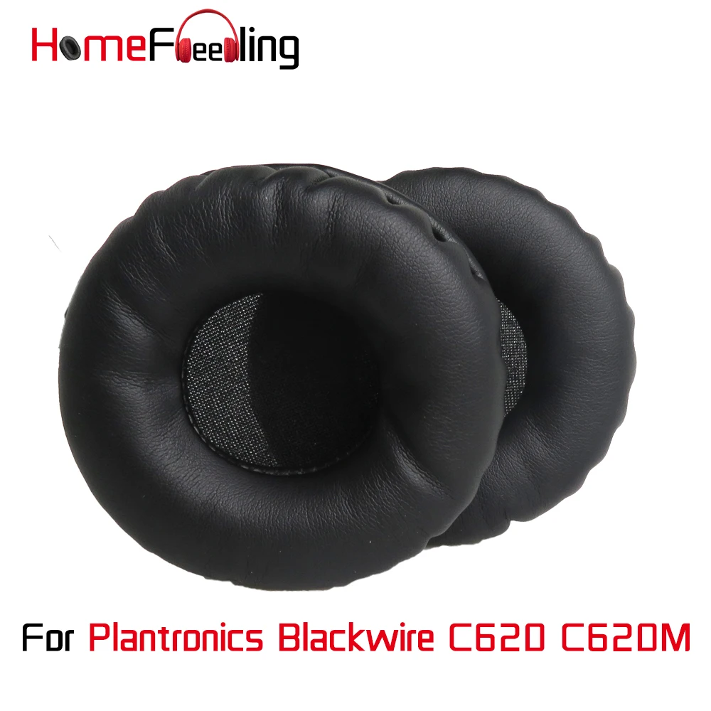 

Homefeeling Ear Pads For Plantronics Blackwire C620 C620M Earpads Round Universal Leahter Repalcement Parts Ear Cushions