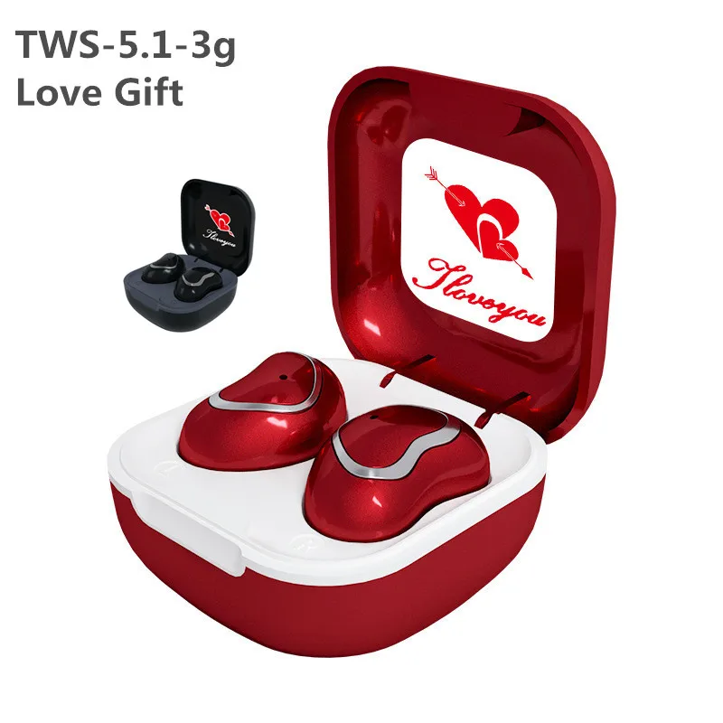 

LOVER GIFT Game TWS V5.1 Bluetooth Mini Earphone HIFI Touch Sport Ruinning Wireless Half in-ear Headphones 3g Gym gift