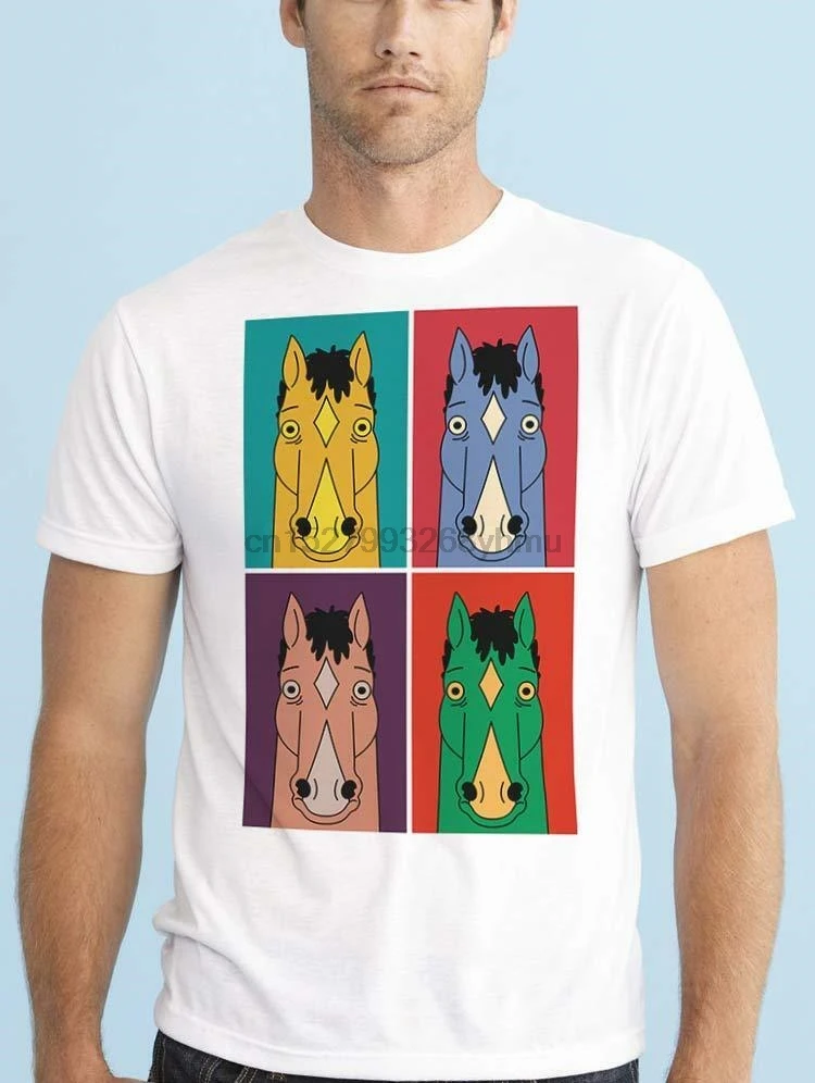 Футболка с героями мультфильмов BOJACK HORSEMAN NETFLIX и AARON PAUL |