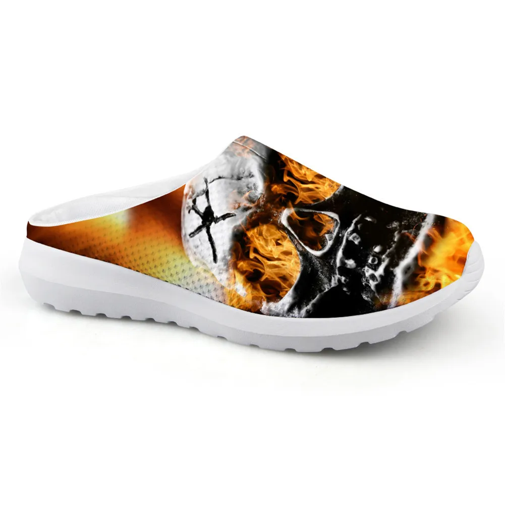 

New Style Skeleton Pattern Outdoor Hole Slippers Slipper Men's Summer Household Drag