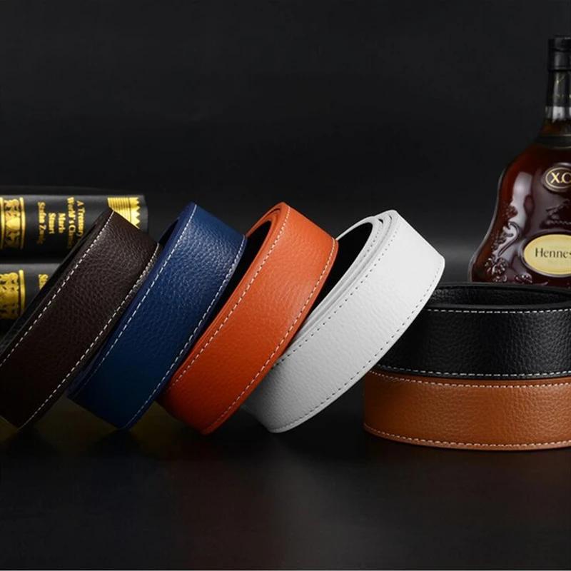 

Designers Luxury Brand Belts for Men High Quality Pin Buckle Male Strap Genuine Leather Waistband Ceinture Homme,No Buckle for H