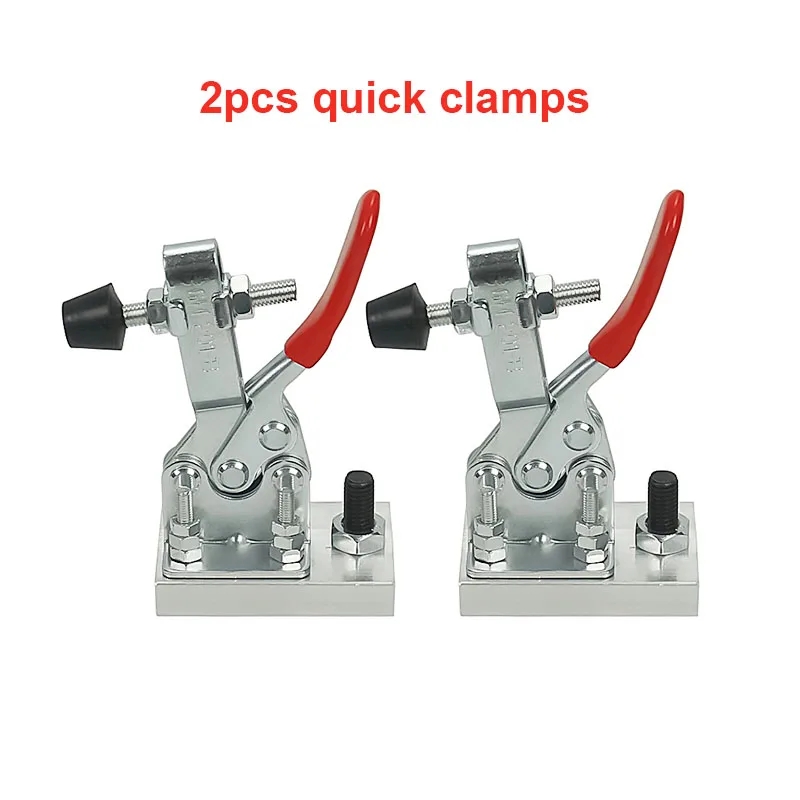 

2pcs Engraving Machine Fastening Platen CNC Fixture Quick Clamp for Wood Aluminum Metal Fixed Tools