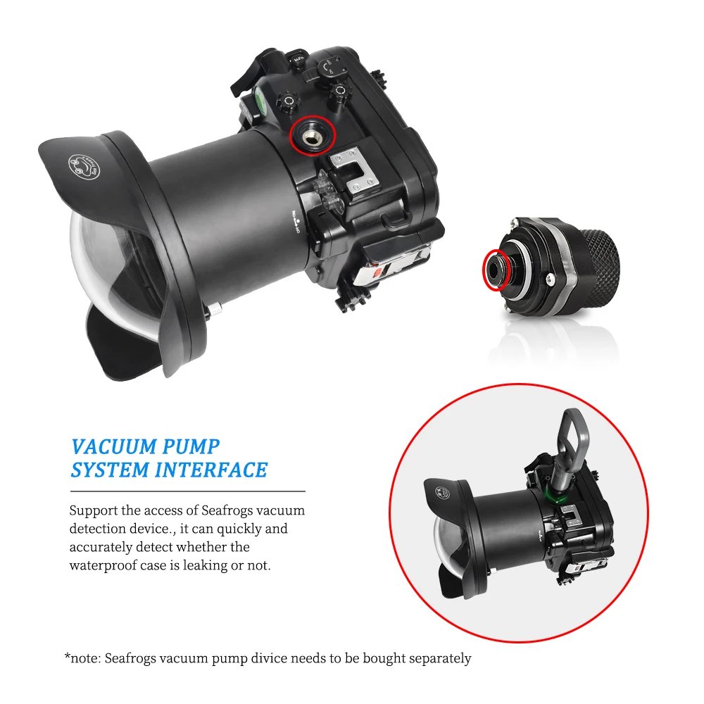 Seafrogs 40m/130ft Underwater Camera Housing Case