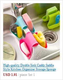 Multifunction sink holder kitchen accessory Portable Home Kitchen Hanging Drain Bag Basket Bath Storage Tools Household storage3