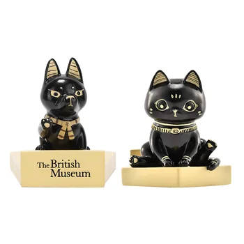

Egypt Series Mobile Display Stand Creative Egyptian God Cat Bastet Jackal God Anubis Q Version Phone Stand