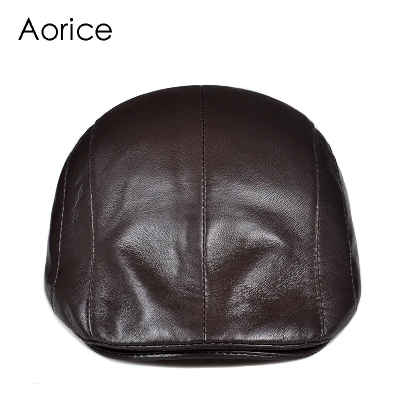 Aorice, мужские береты из натуральной кожи, шапка, новинка, бейсболки для мальчиков, шапки для рыбалки, охоты, HL912