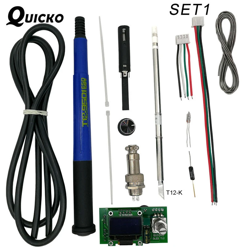 WEI-LUONG Soldering Station,T12 Digital Soldering Station OLED Display Control Board STC Controller Kit Computer WEI-LUONG Soldering Station,T12 Digital Soldering Station OLED Display Control Board STC Controller Kit Computer