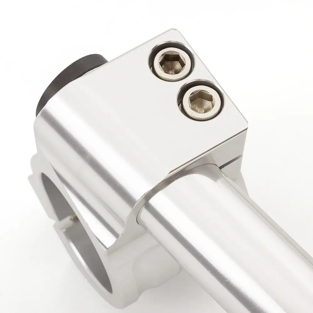 Clipons 35 мм 36 41 43 50 Серебряный CNC мотоцикл Клип Ons вилка руль Обычный для Kawasaki