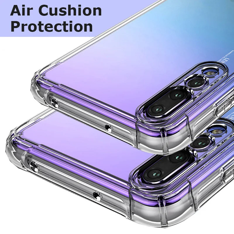 Для huawei P30 P30Pro чехол прозрачный ТПУ задняя воздушная подушка защита задней крышки