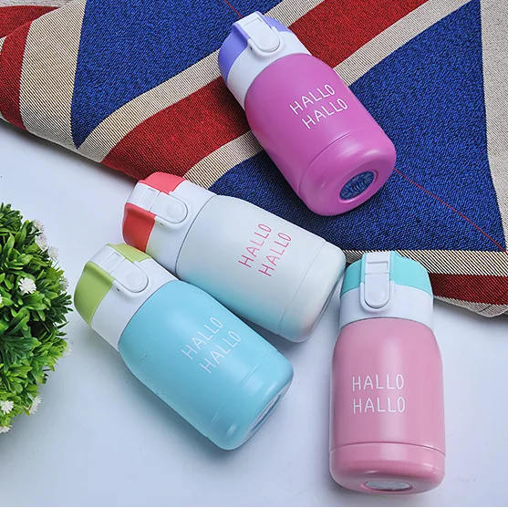 

Shaking Voice Network Red Mini Insulated Cup Women's Students Korean-style Small Cute Children Creative Cartoon Water Cup Portab