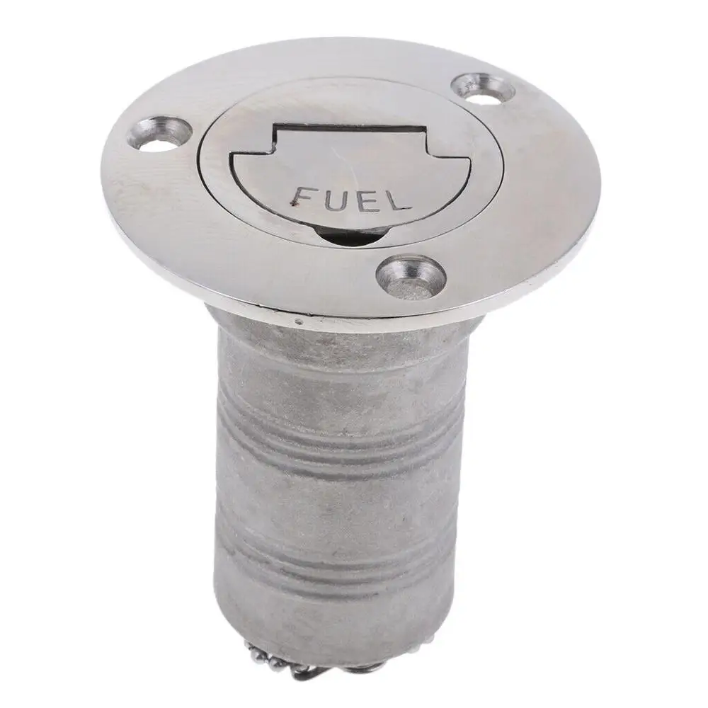 316 Stainless Steel Material Boat Deck Fill Filler Keyless Cap 1-1/2'' Fuel Marine | Автомобили и мотоциклы