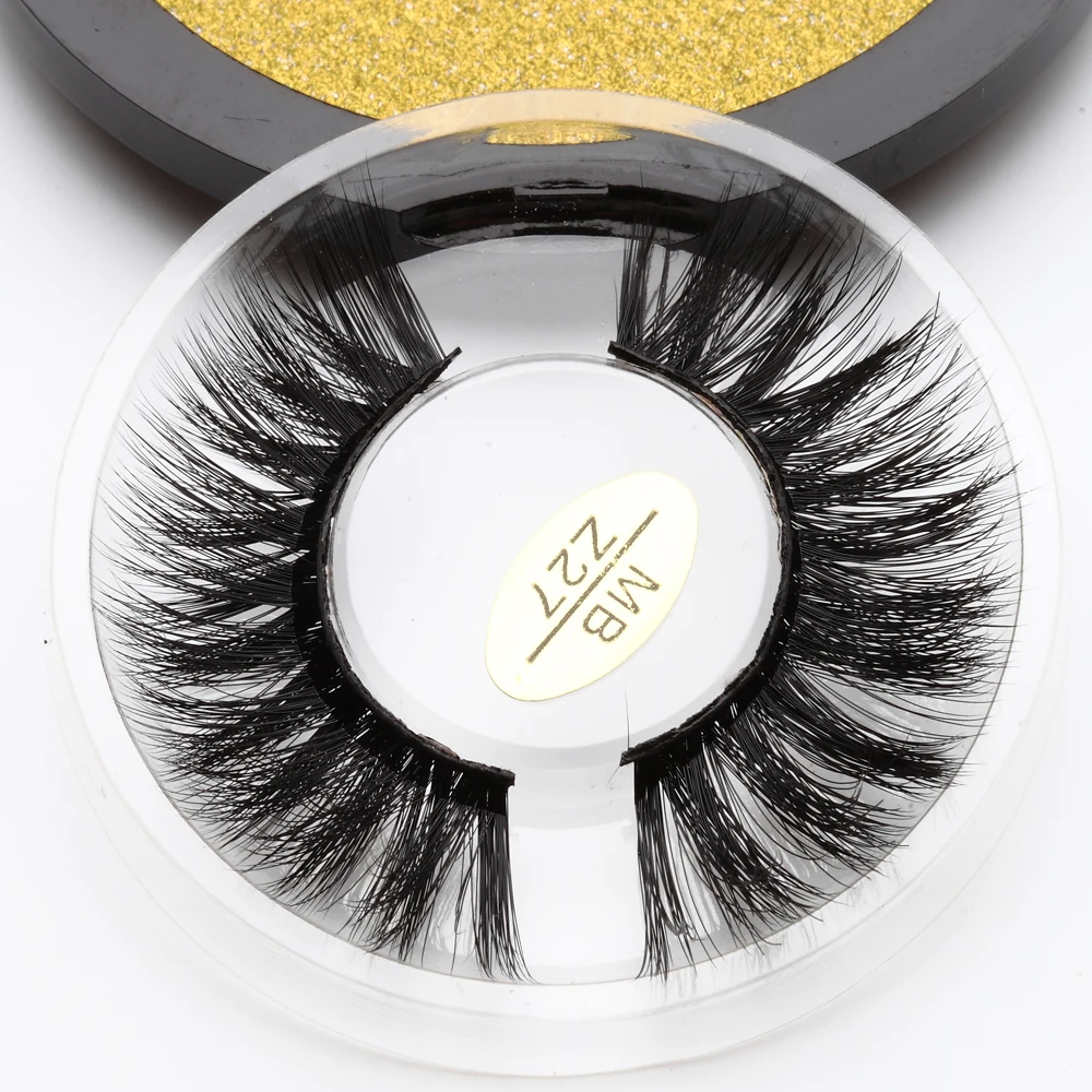 

Queen New 100% 3D Mink Lashes Cruelty free Eyelashes Advanced packaging Lashes Cross Thick Natural long False Eyelashe Extension