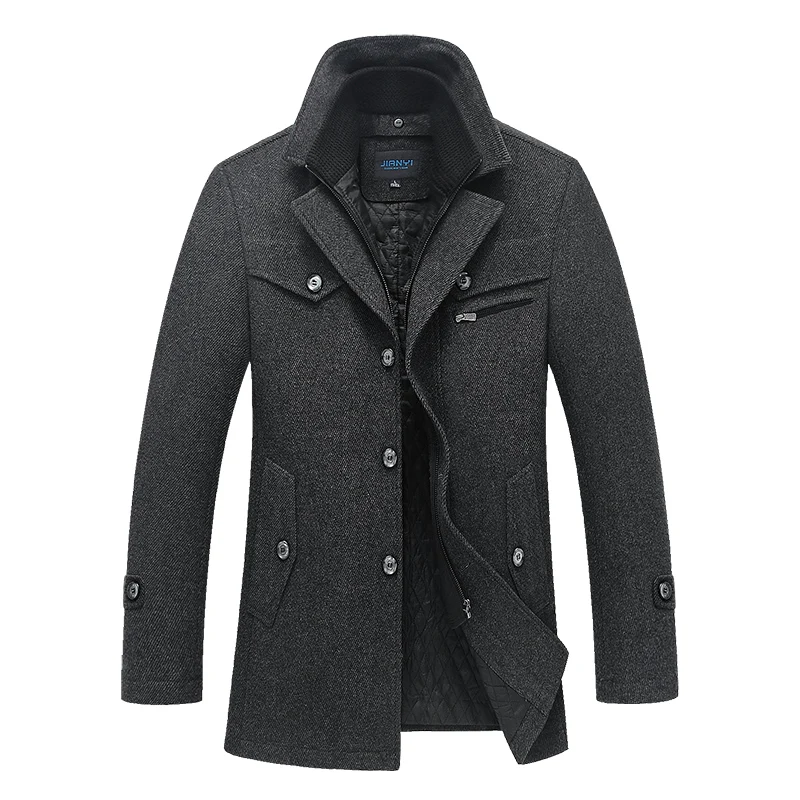 Mens Jackets Winter Autumn Coat for Men Classic Mens Woolen Jackets Double Collar Warm Coats Cotton Inner 2020 New Winter Jacket Mens Jackets Winter Autumn Coat for Men Classic Mens Woolen Jackets Double Collar Warm Coats Cotton Inner 2020 New Winter Jacket