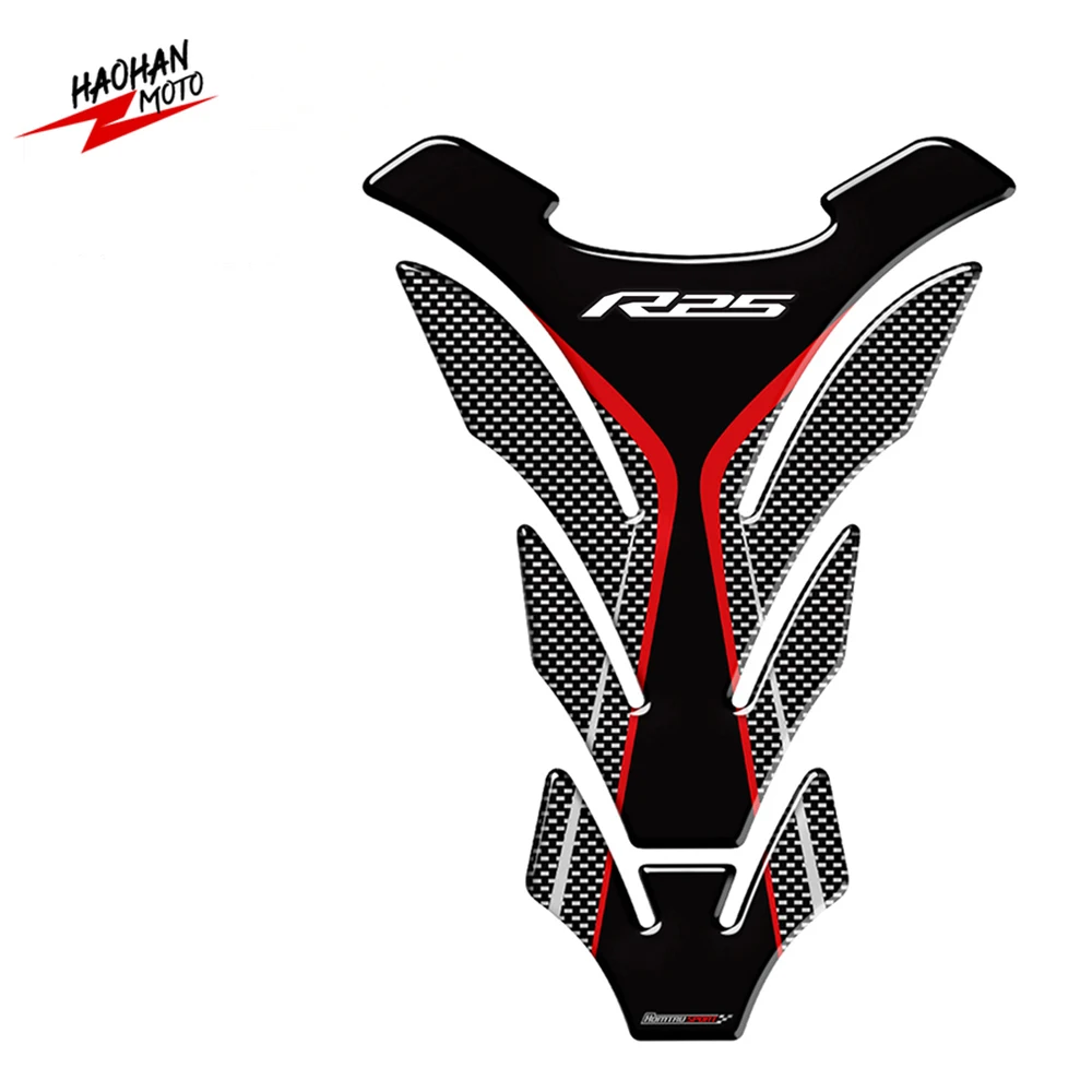 

For Yamaha R25 YZF-R25 Tankpad 3D Motorcycle Tank Pad Protector Decal Stickers