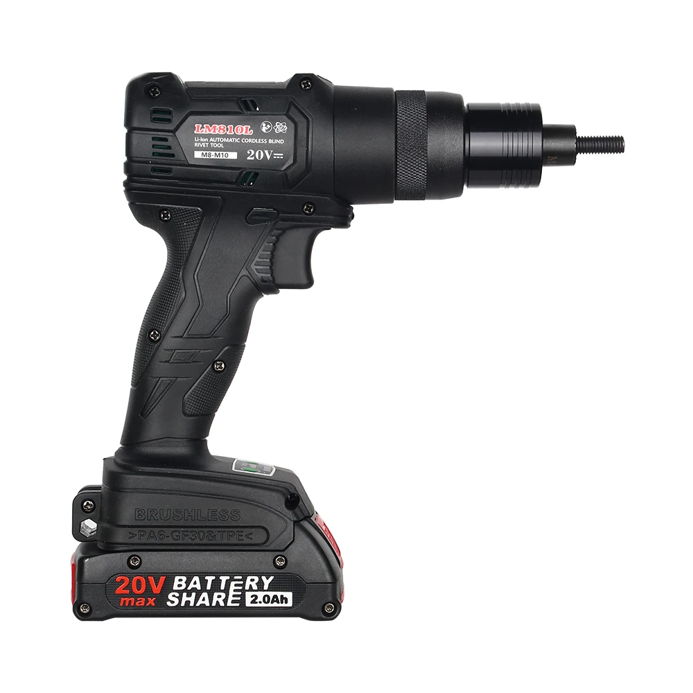 12V Lithium Battery Pull Riveting Rechargeable Automatic Blind Riveting