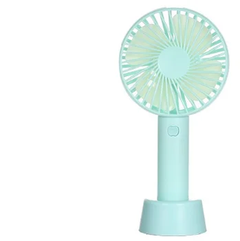 

Portable Mini Handheld Fan with Stand Cradle USB Wind Blower 3 Speed Setting for Indoor and Outdoor Activities
