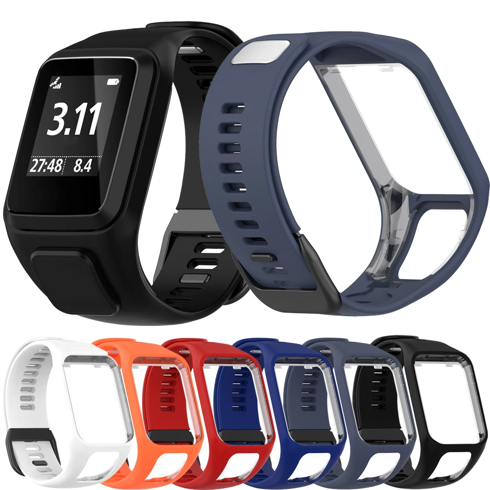 Correa для TomTom Runner 2 3 Свеча зажигания GPS спортивный сменный ремешок на запястье Tom