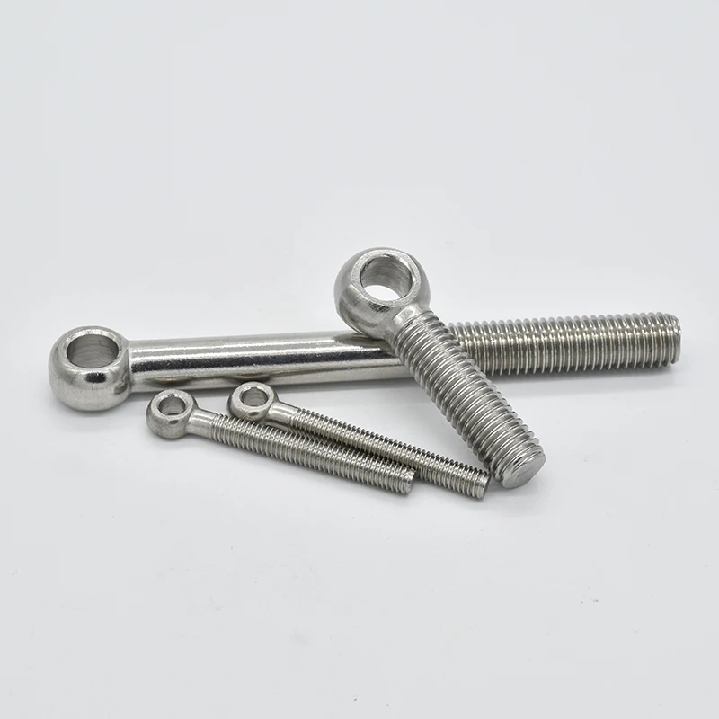 GB798 Stainless Steel Ring Link Bolt Fisheye Eye Slip Hole Screw M6 M8 M10 M12 5/2/1PCS