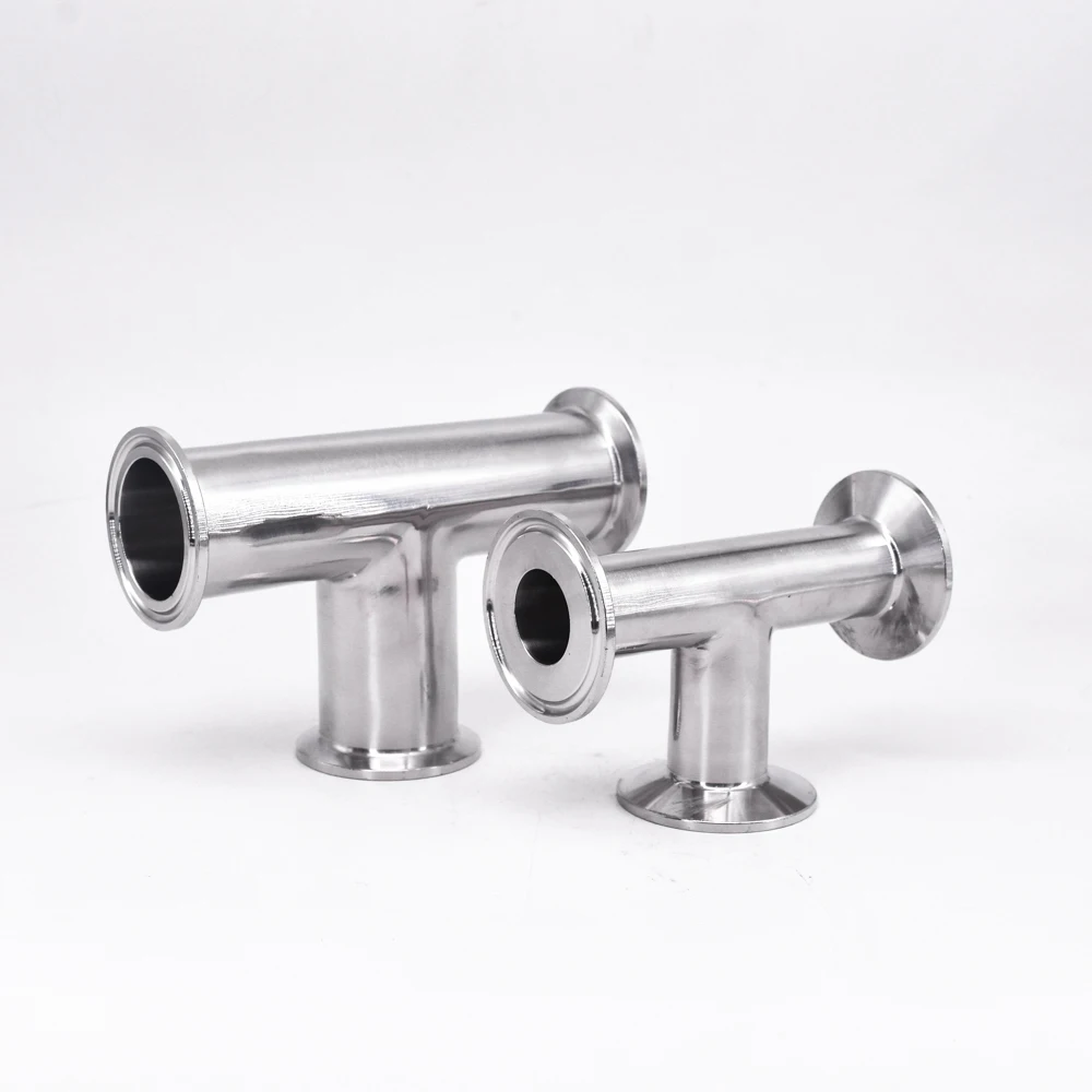12.7/19/25/32/38/45/51mm Pipe OD 0.5&quot 1.5&quot 2&quot Tri Clamp Tee 3 Way Connector Sanitary Fitting SUS304/316 Stainless Homebrew |