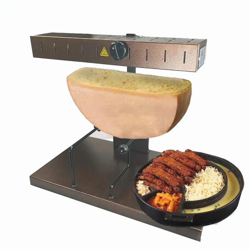 

Antique gold Electrical Cheese Melter Commercial cheese raclette Household Cheese heating machine for Butter Cheese steak heater