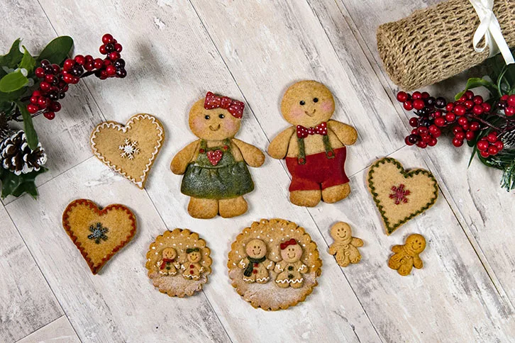Форма для пряников, печенья, Рождественская силиконовая форма, инструменты для изготовления печенья, для мужчин и женщин, Скандинавское сердце, рождественские подарки, елочные украшения