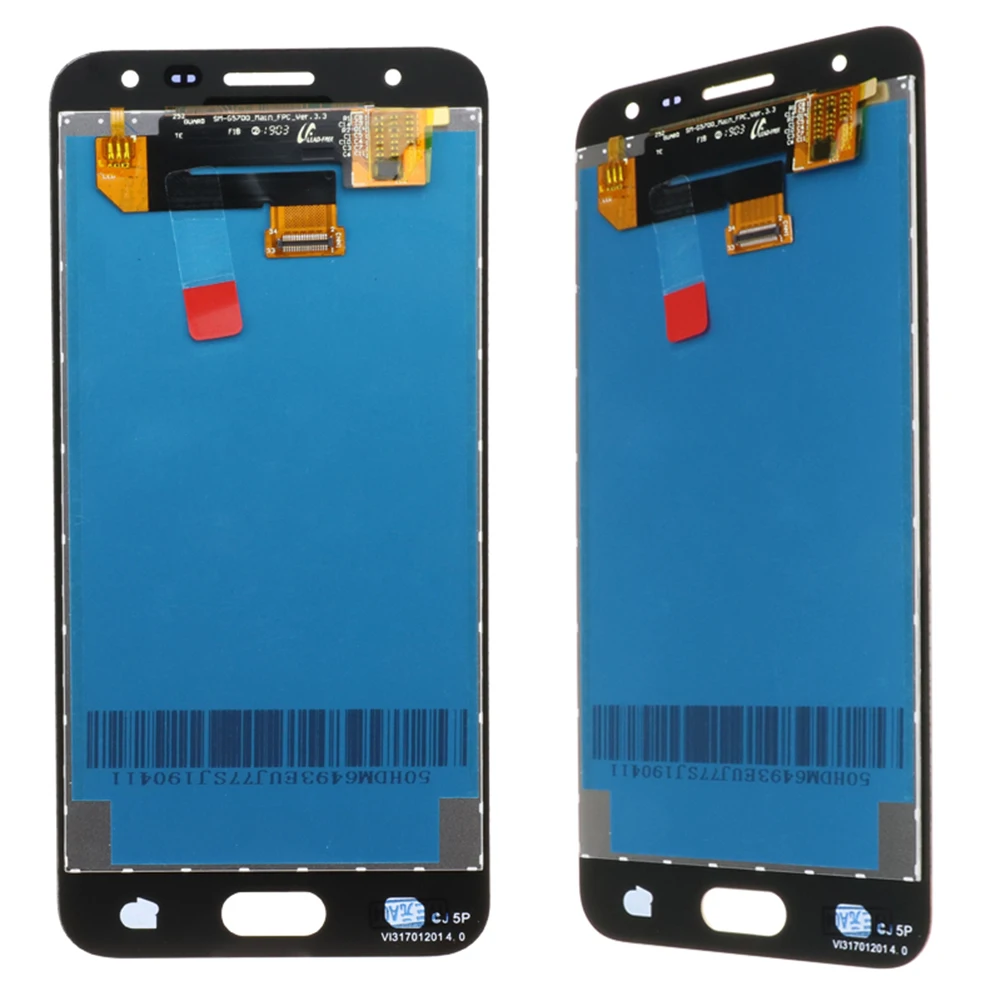 Одно/двойное отверстие lcd сенсорный экран дигитайзер для samsung Galaxy J5 Prime G570F